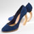Blue suede shoe from Scurs